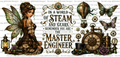 Steampunk Faries 2 UVDTF