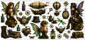 Steampunk Fairies 5 UVDTF