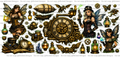 Steampunk fairies 3 UVDTF￼