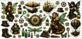 Steampunk Fairies 4 UVDTF