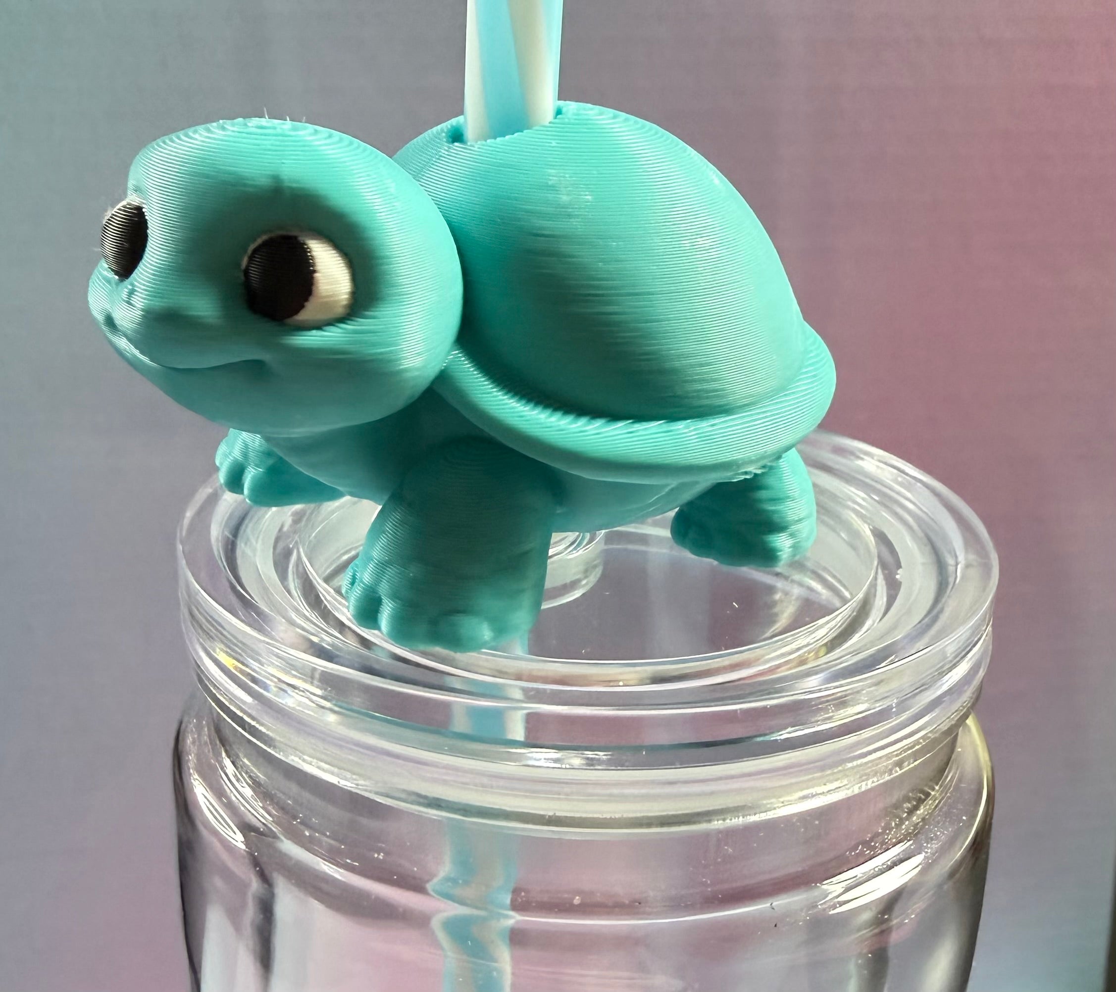3D Straw Toppers