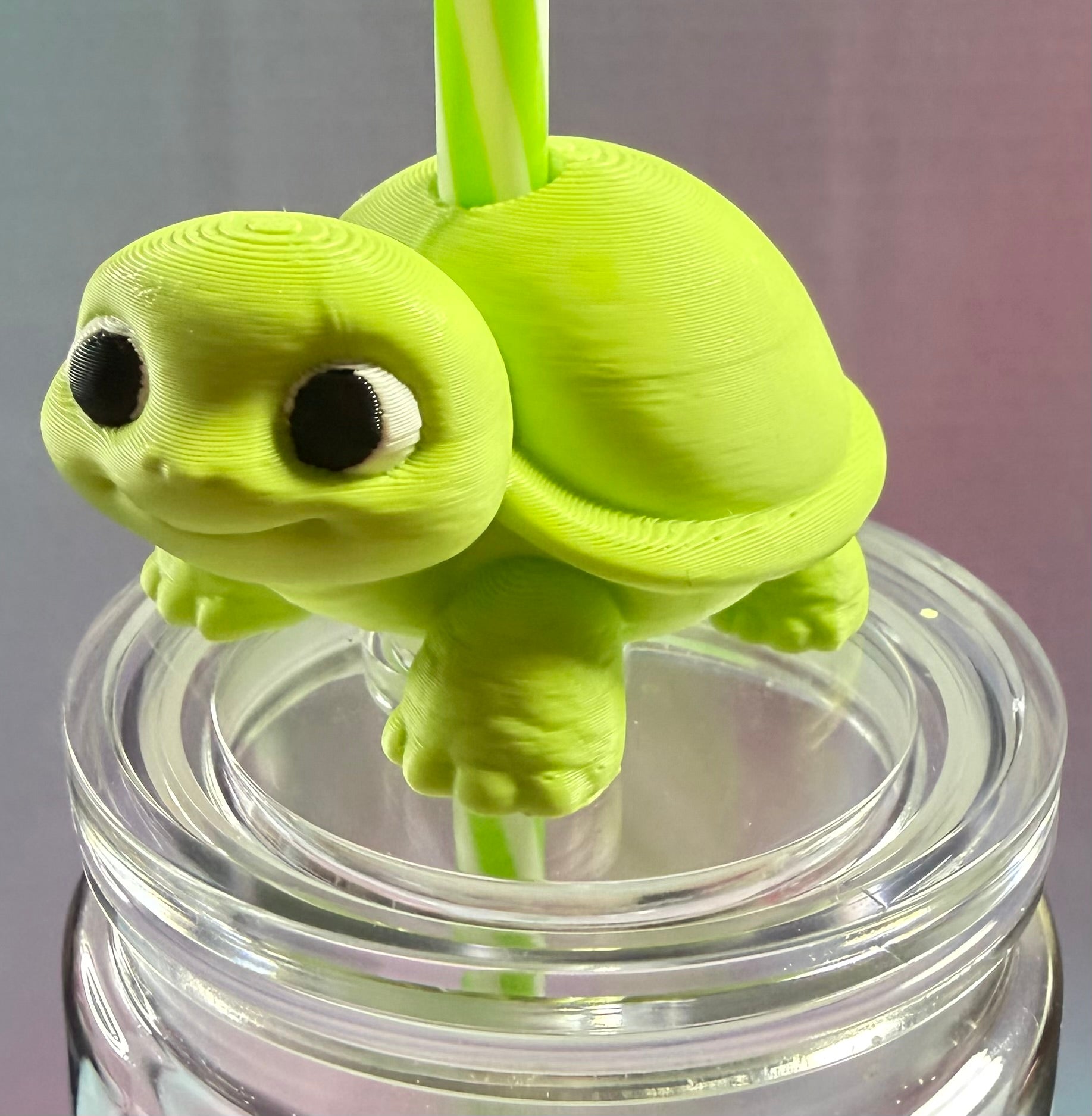 3D Straw Toppers