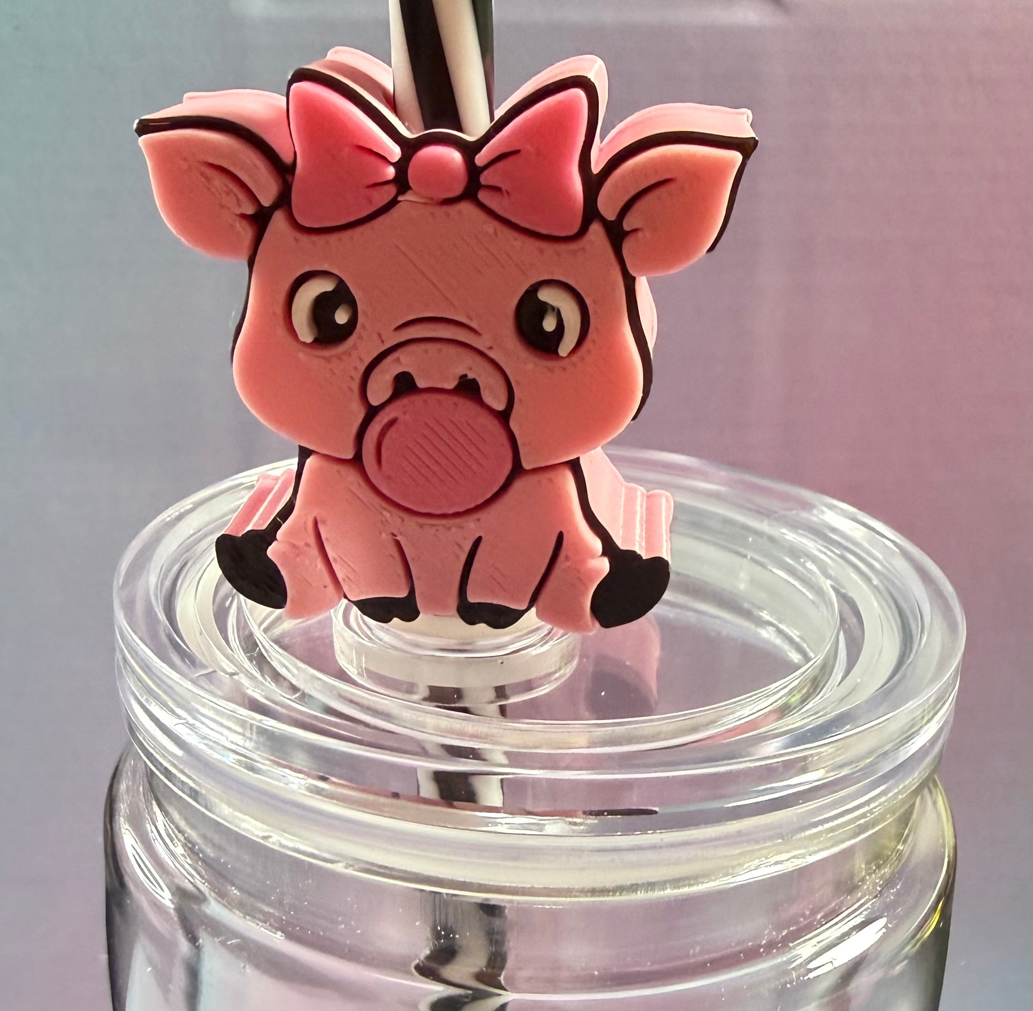 3D Straw Toppers