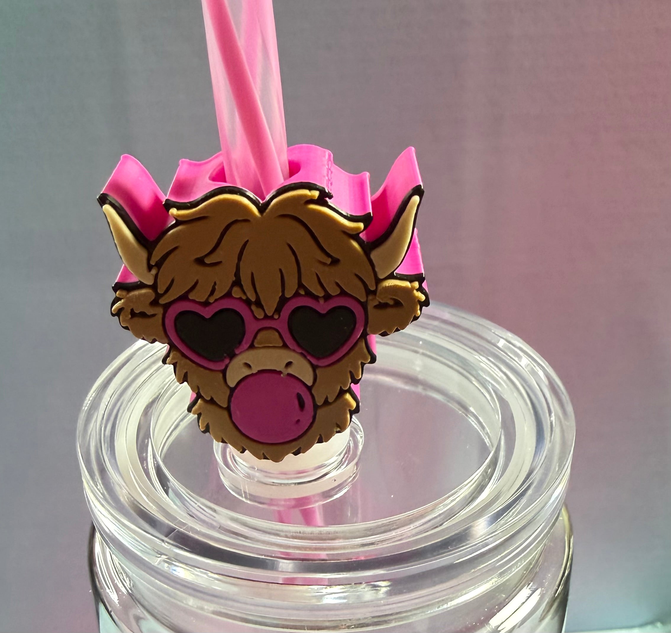 3D Straw Toppers