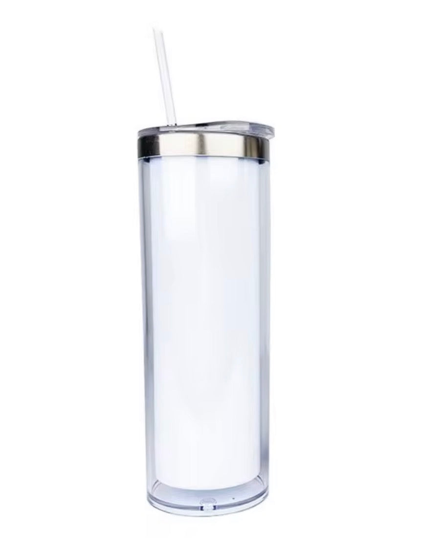 20oz Stainless Steel Snowglobe Tumbler