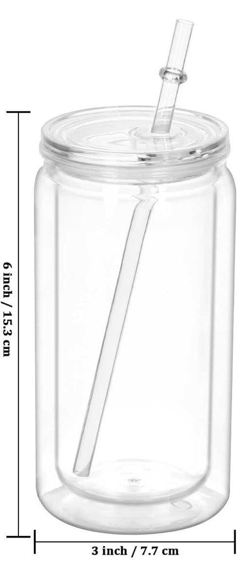 20oz Acrylic Snowglobe Tumbler