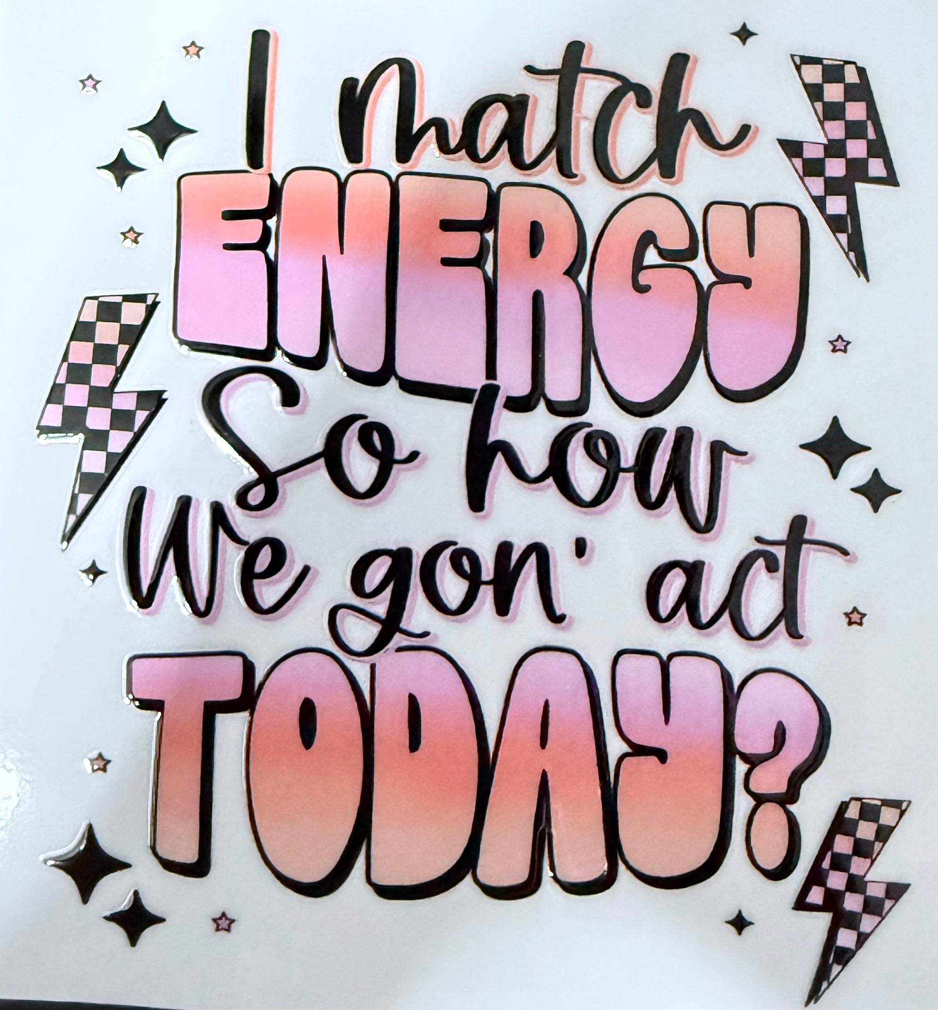 Energization Sticker Energy decal – J&B Custom Cups