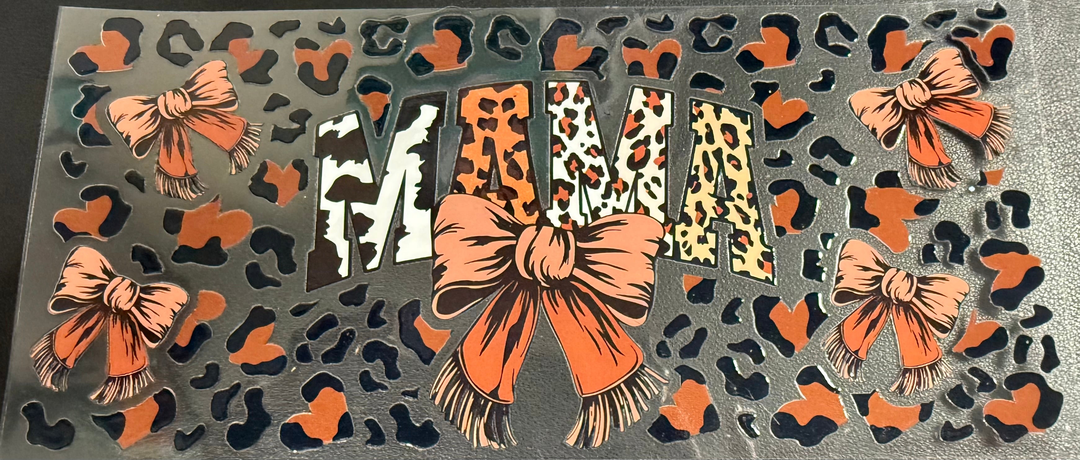 Mama wrap with animal prints