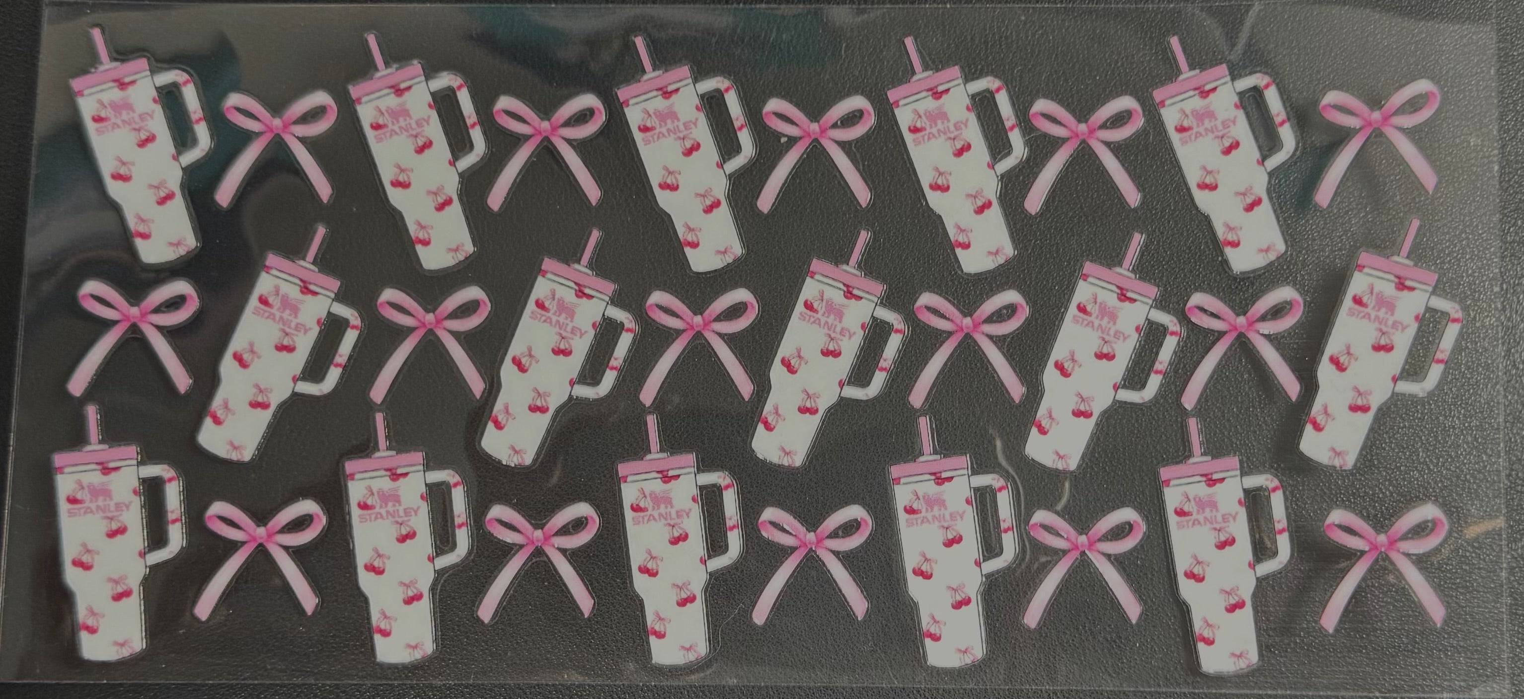 Stanley cups with cherries