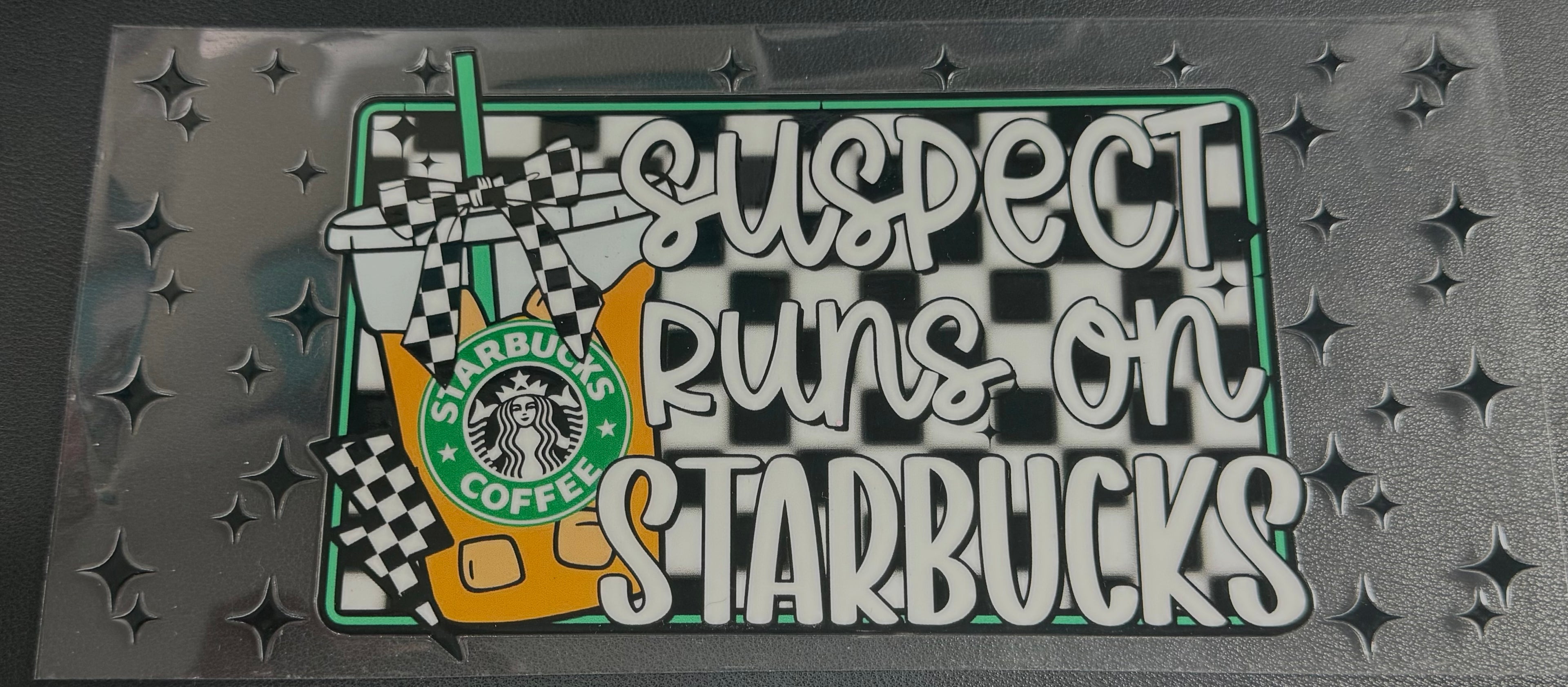 Suspect runs on starbucks