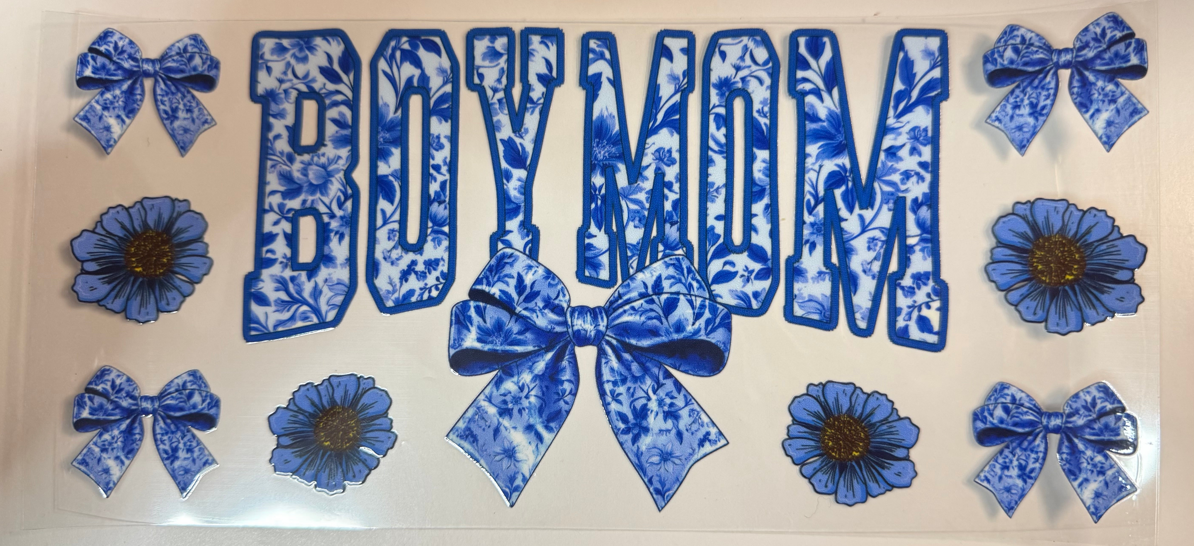 Boy Mom uv dtf wrap