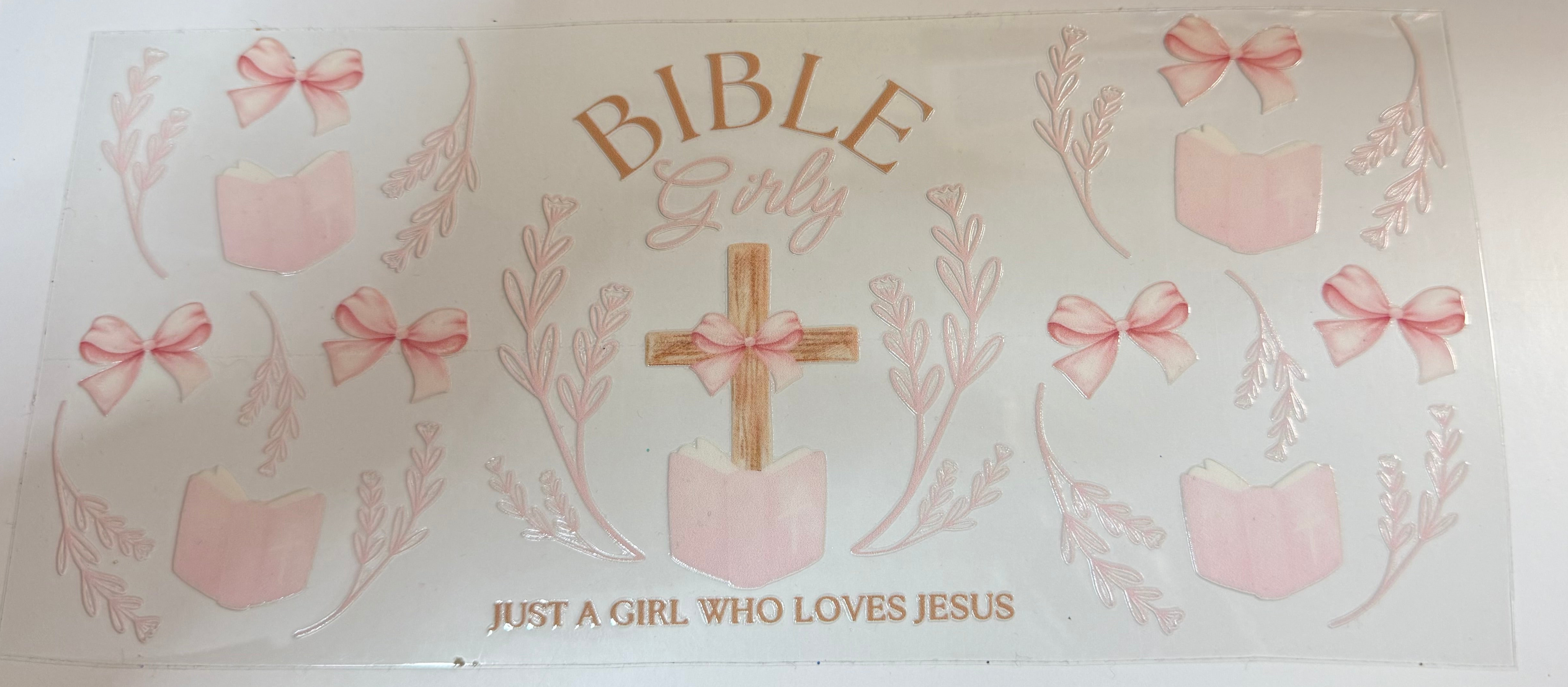 Bible Girly Just a girl who loves Jesus