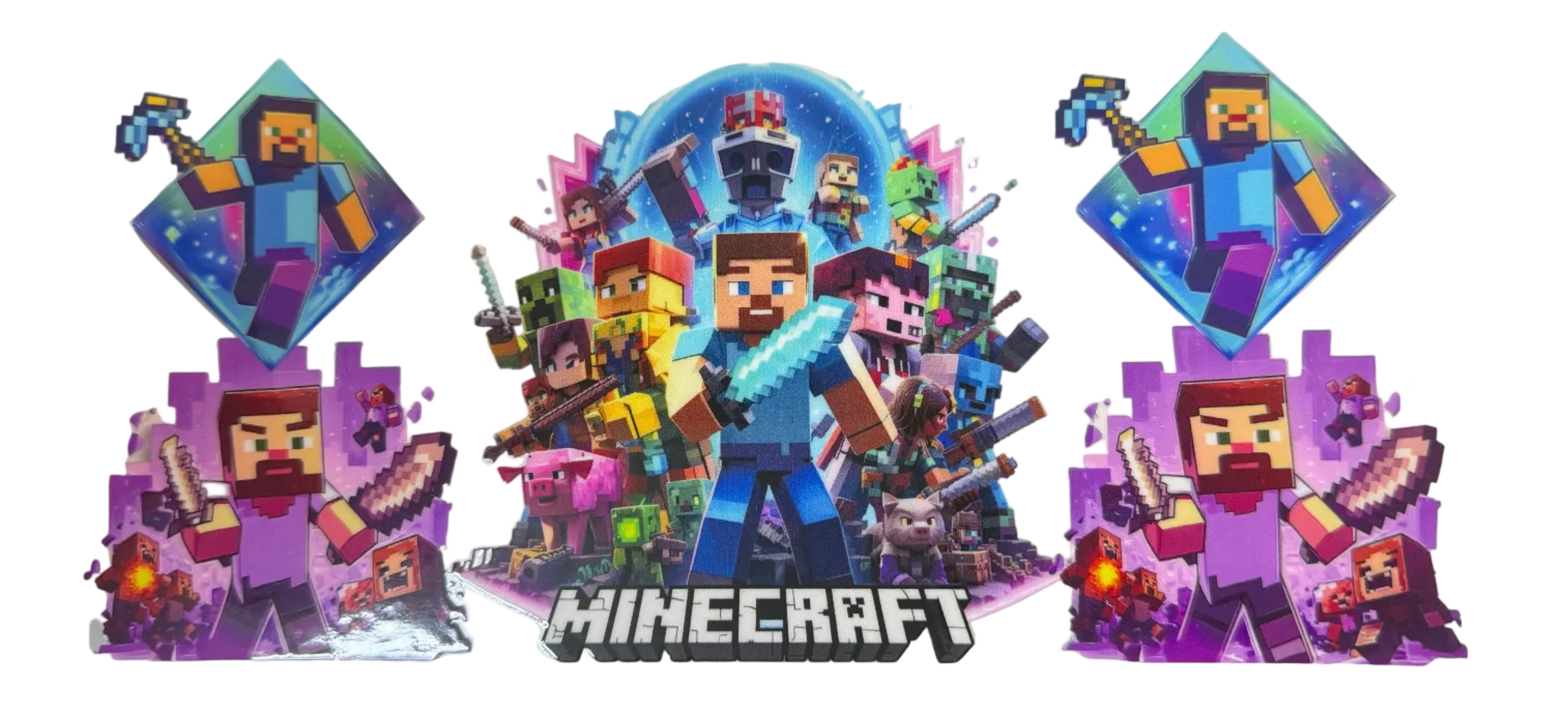 Minecraft uv dtf wrap