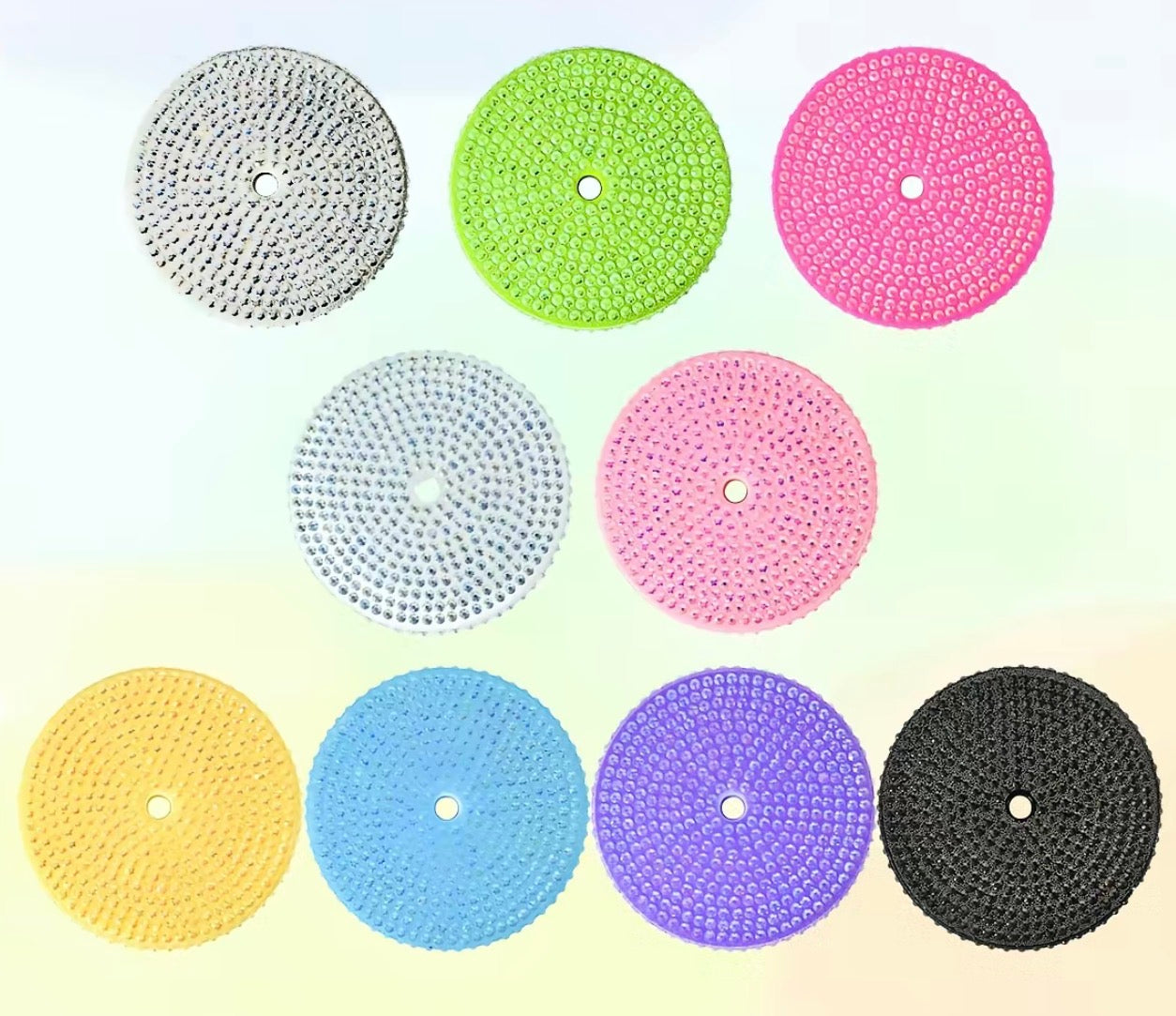 24oz Rhinestone Lid & Matching Straw