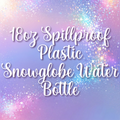 18oz Spillproof Plastic Snowglobe Tumbler