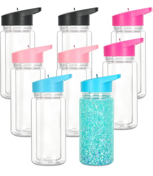 10oz Plastic Snow Globe Tumbler for Kids
