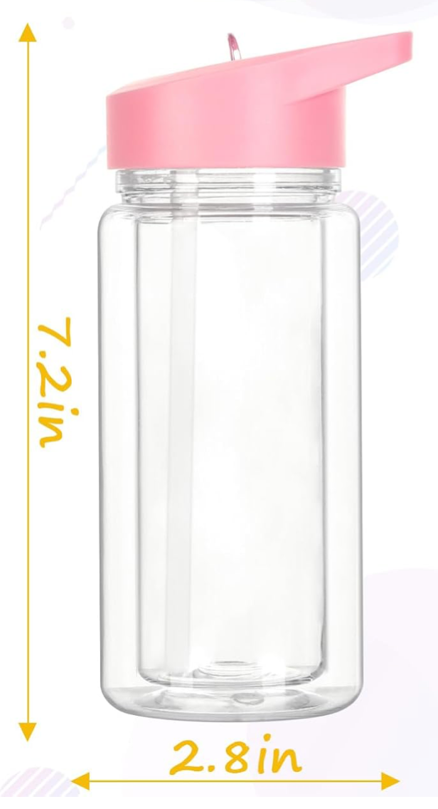 10oz Plastic Snow Globe Tumbler for Kids
