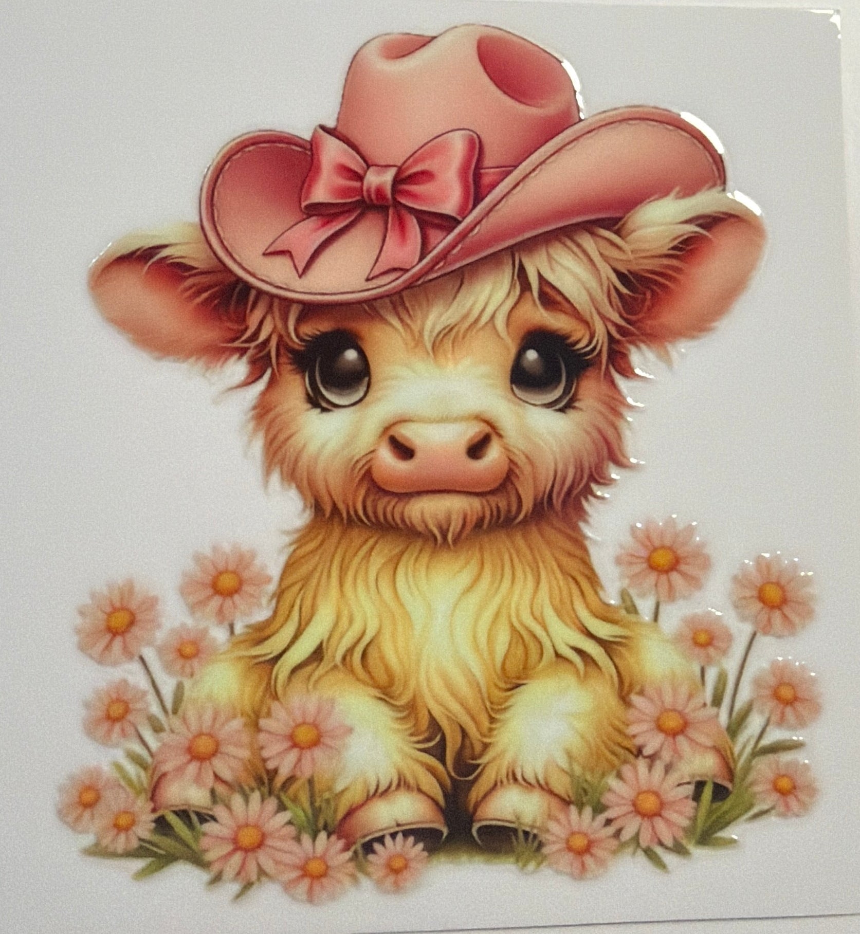 Highland Calf Decal UVDTF