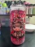 20oz Custom Waterfall Snowglobe Tumbler