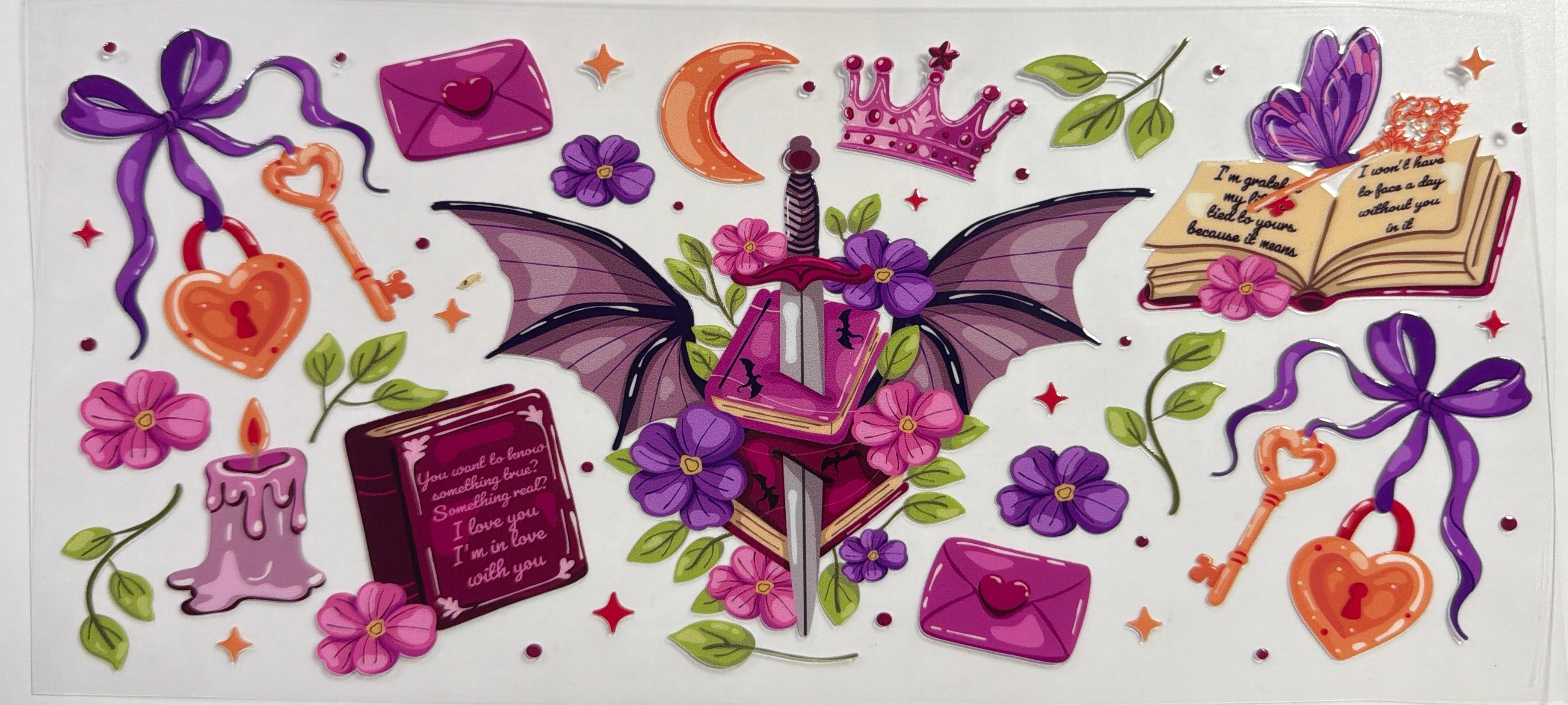 Violet Wing Book UVDTF