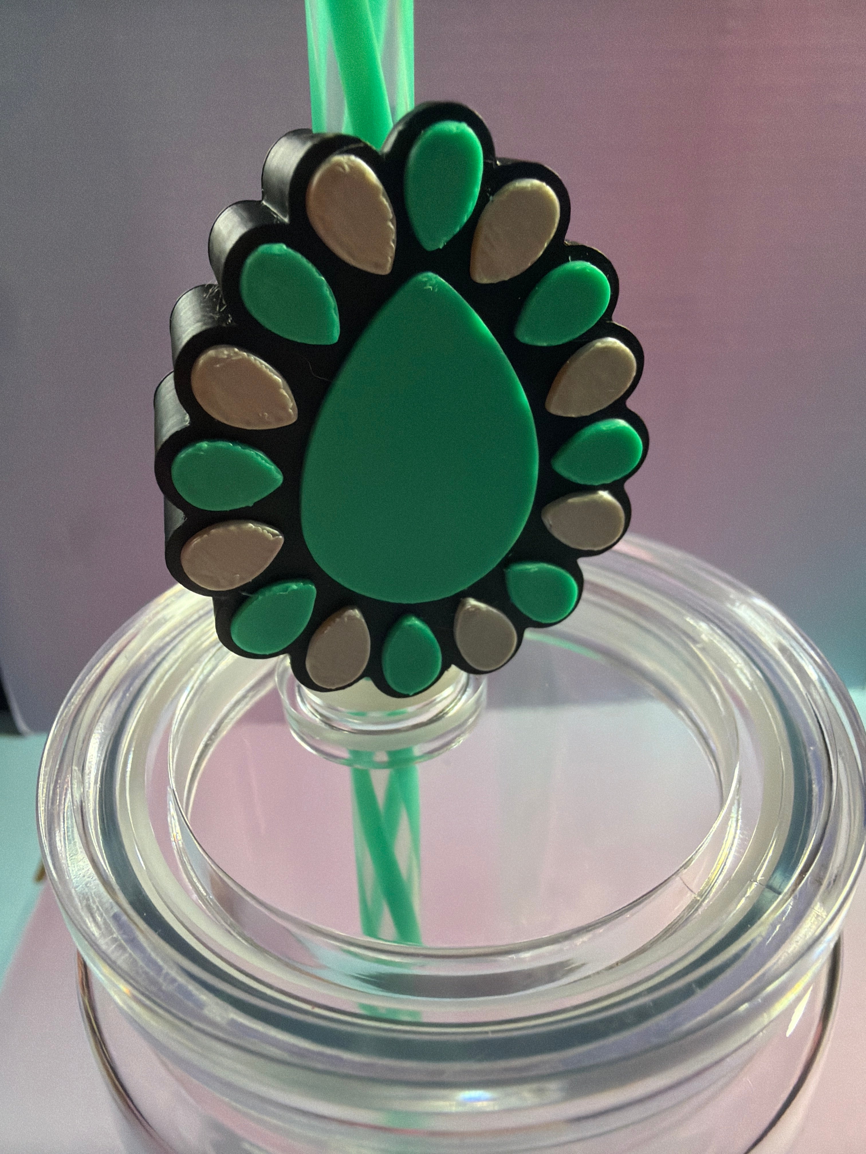 3D Straw Toppers