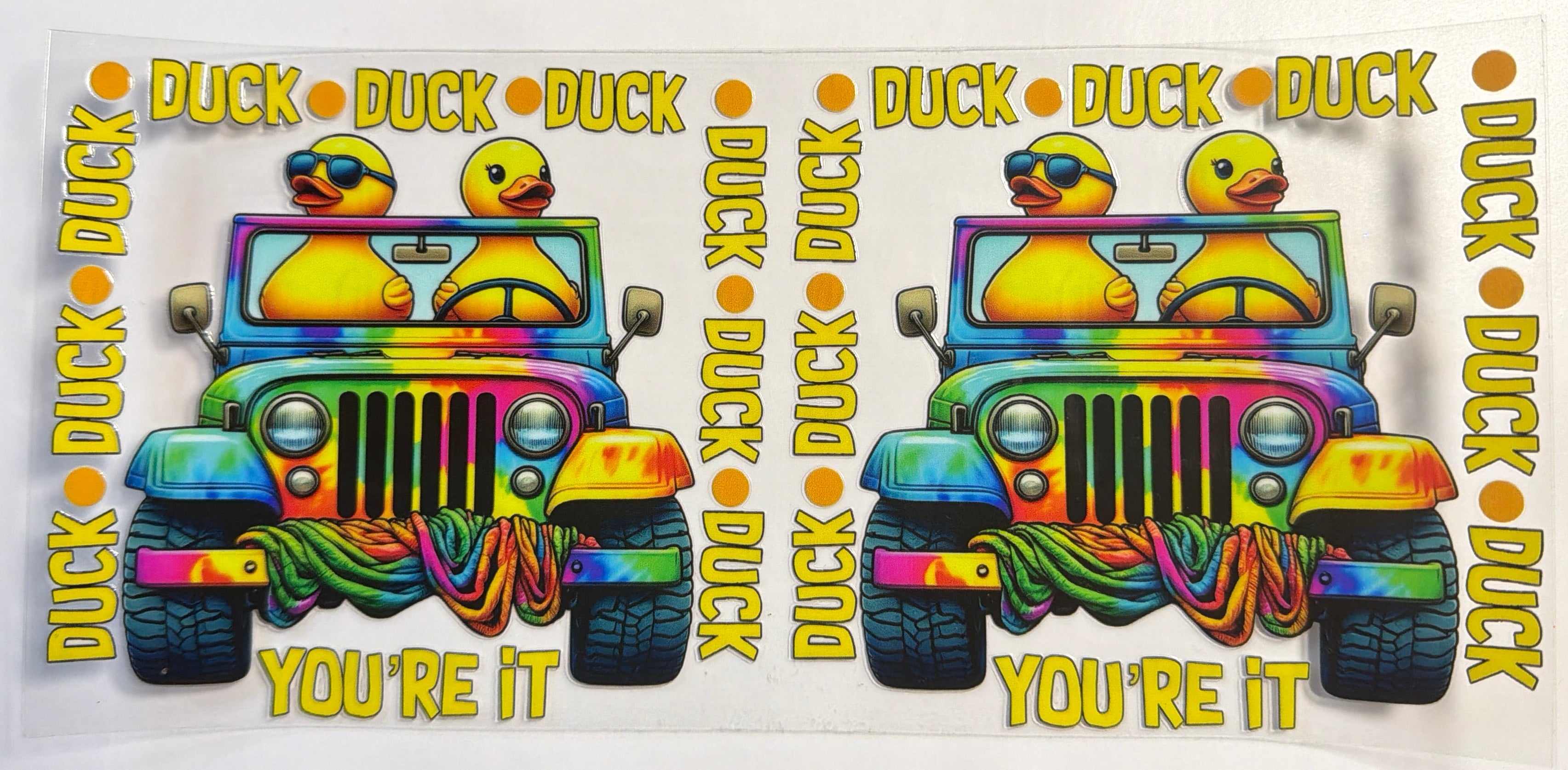 Duck Duck Your It Jeep UVDTF