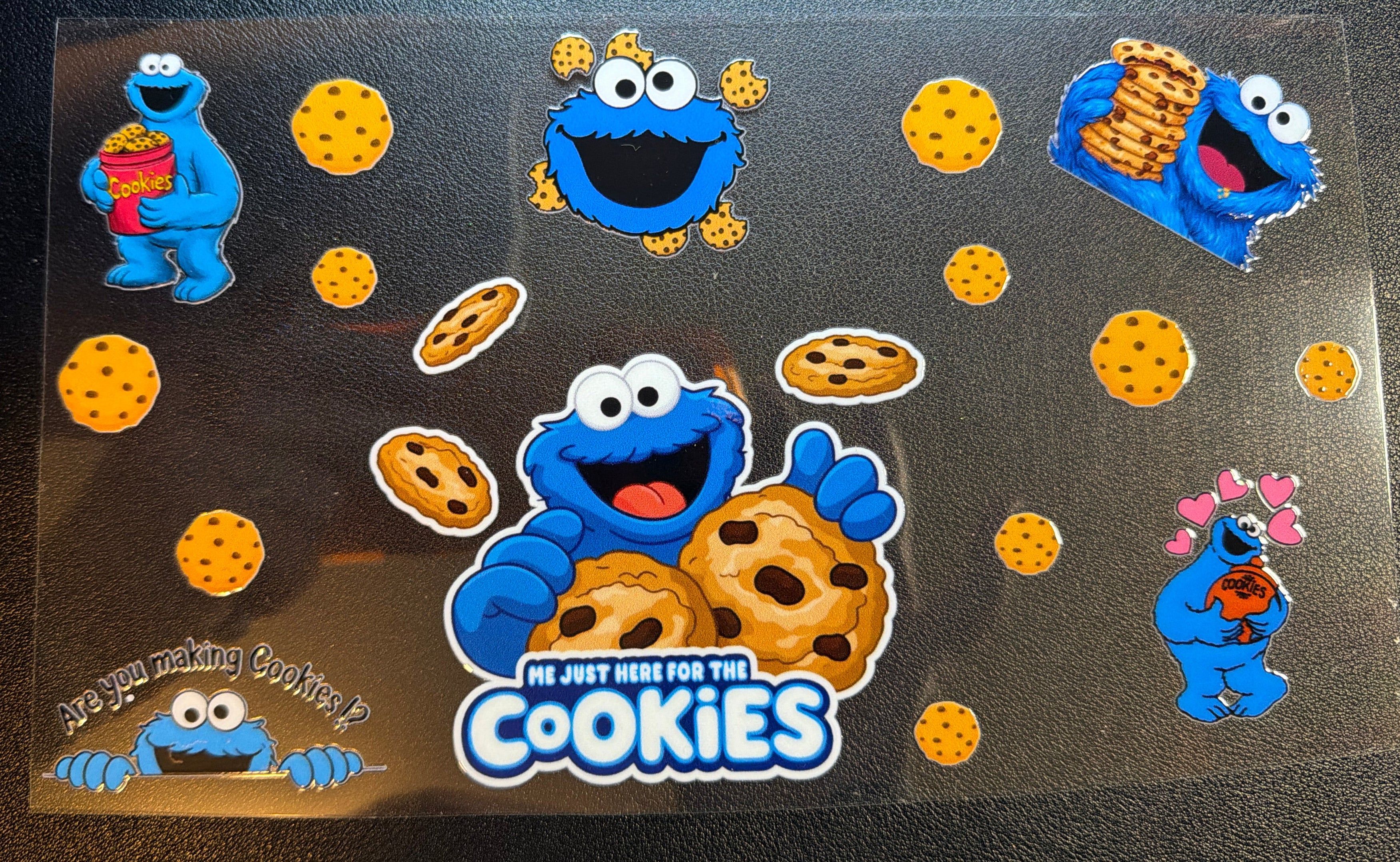 Cookie Monster clip art UVDTF