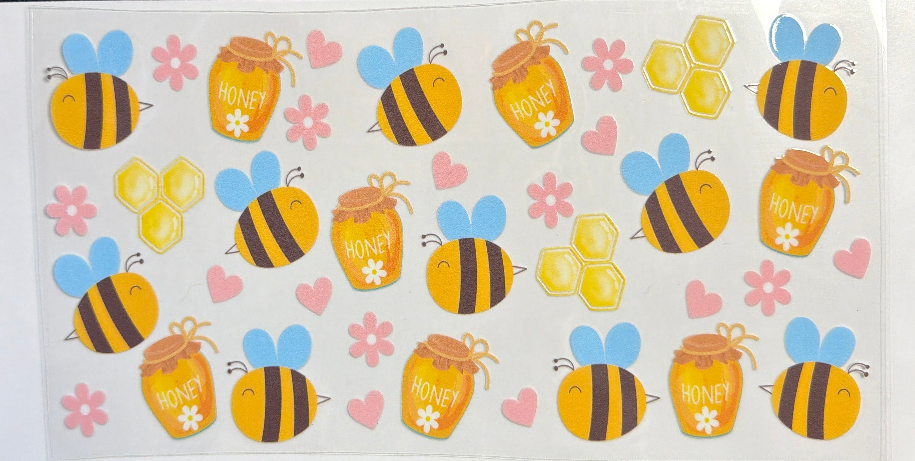 Bees and Honey Jars UVDTF
