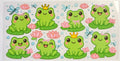 Happy Frogs on Lilly pads UVDTF