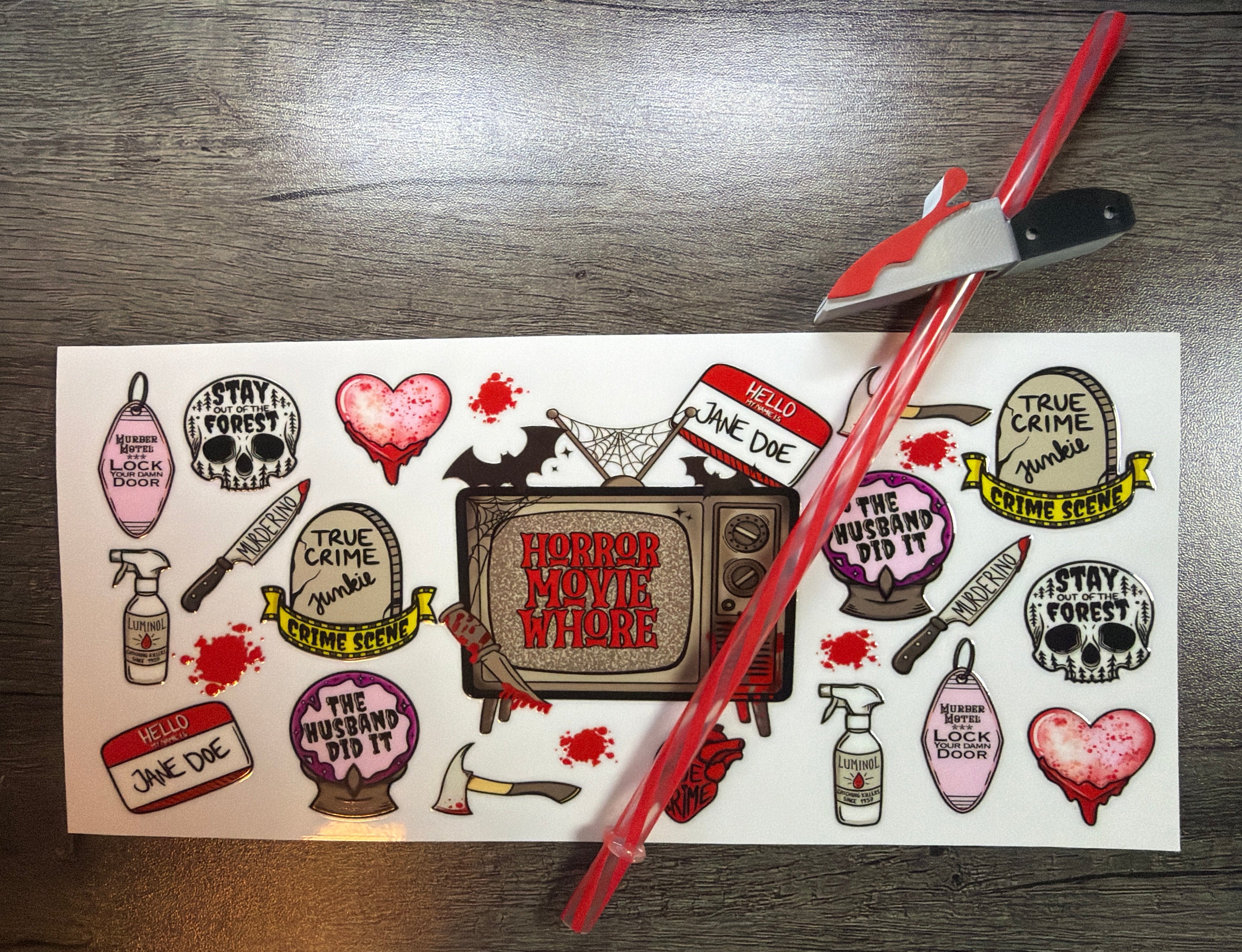 Horror Movie Whore Set