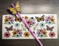 Flowers and Butterflies Set