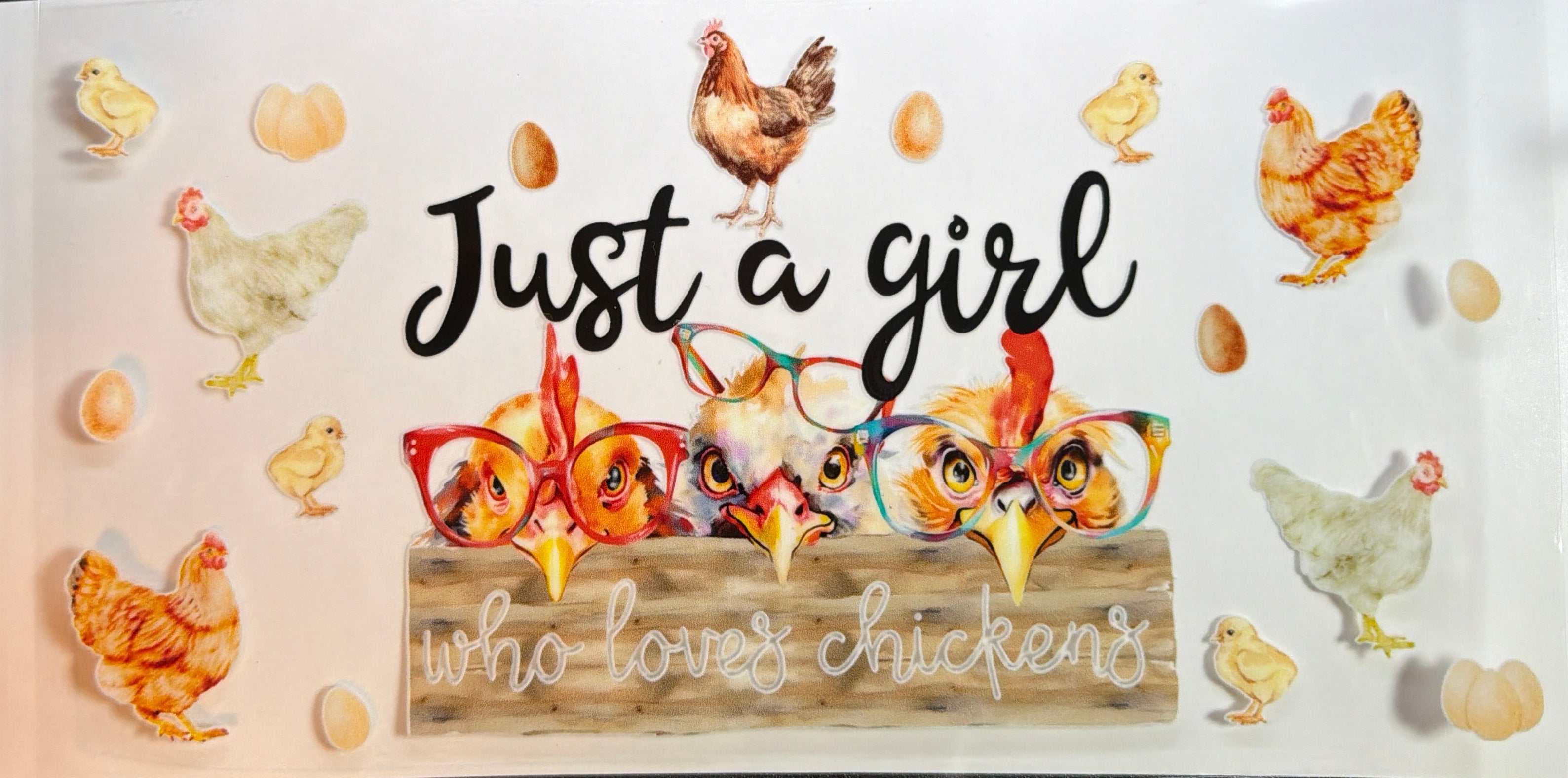 Just A Girl Who Loved Chickens UVDTF