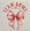 Team Bows Decal UVDTF