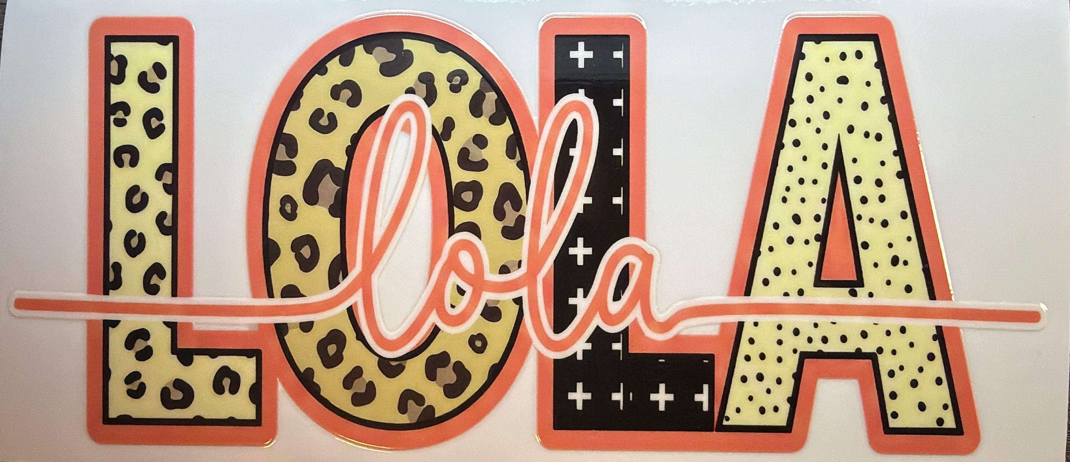 Cheetah Lola UVDTF
