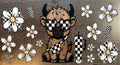 Checkered Highland Cow UVDTF