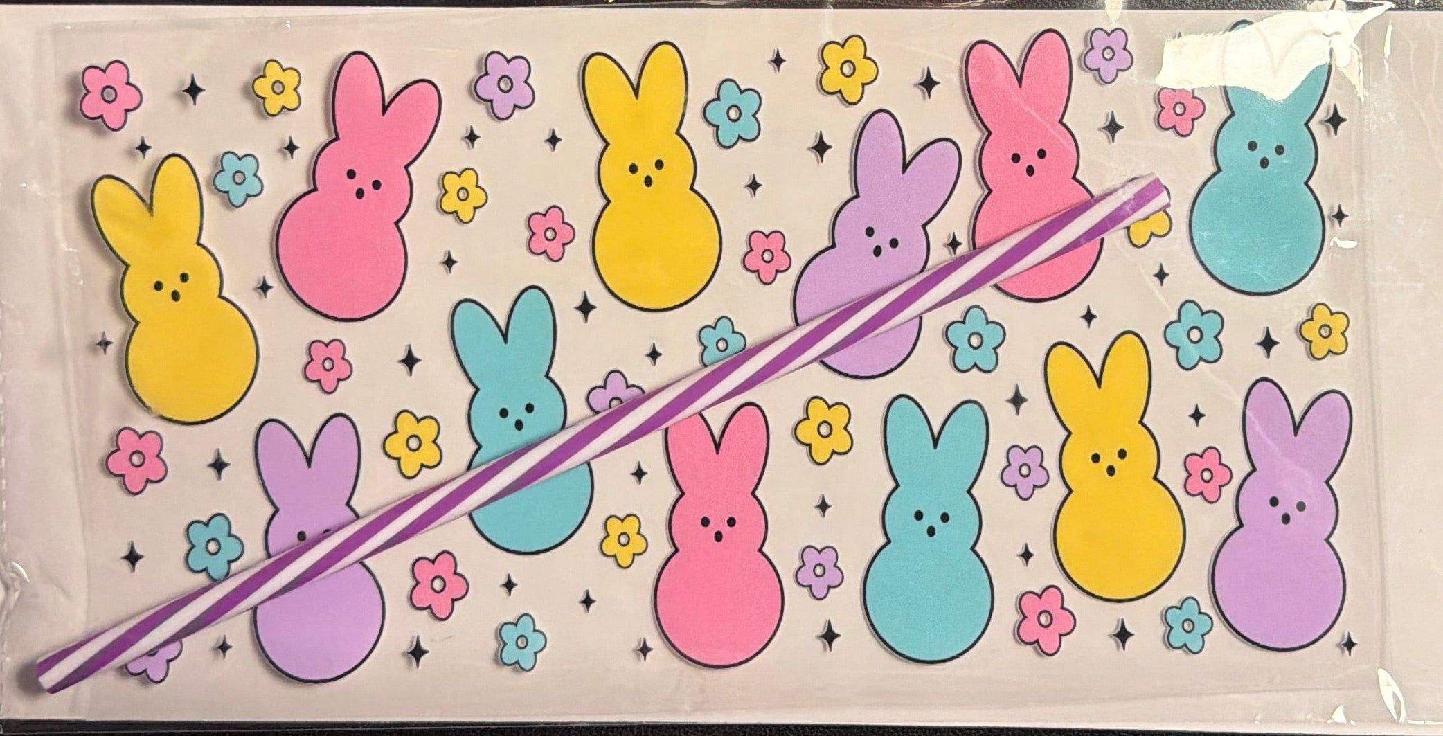 Peeps UVDTF w/straw