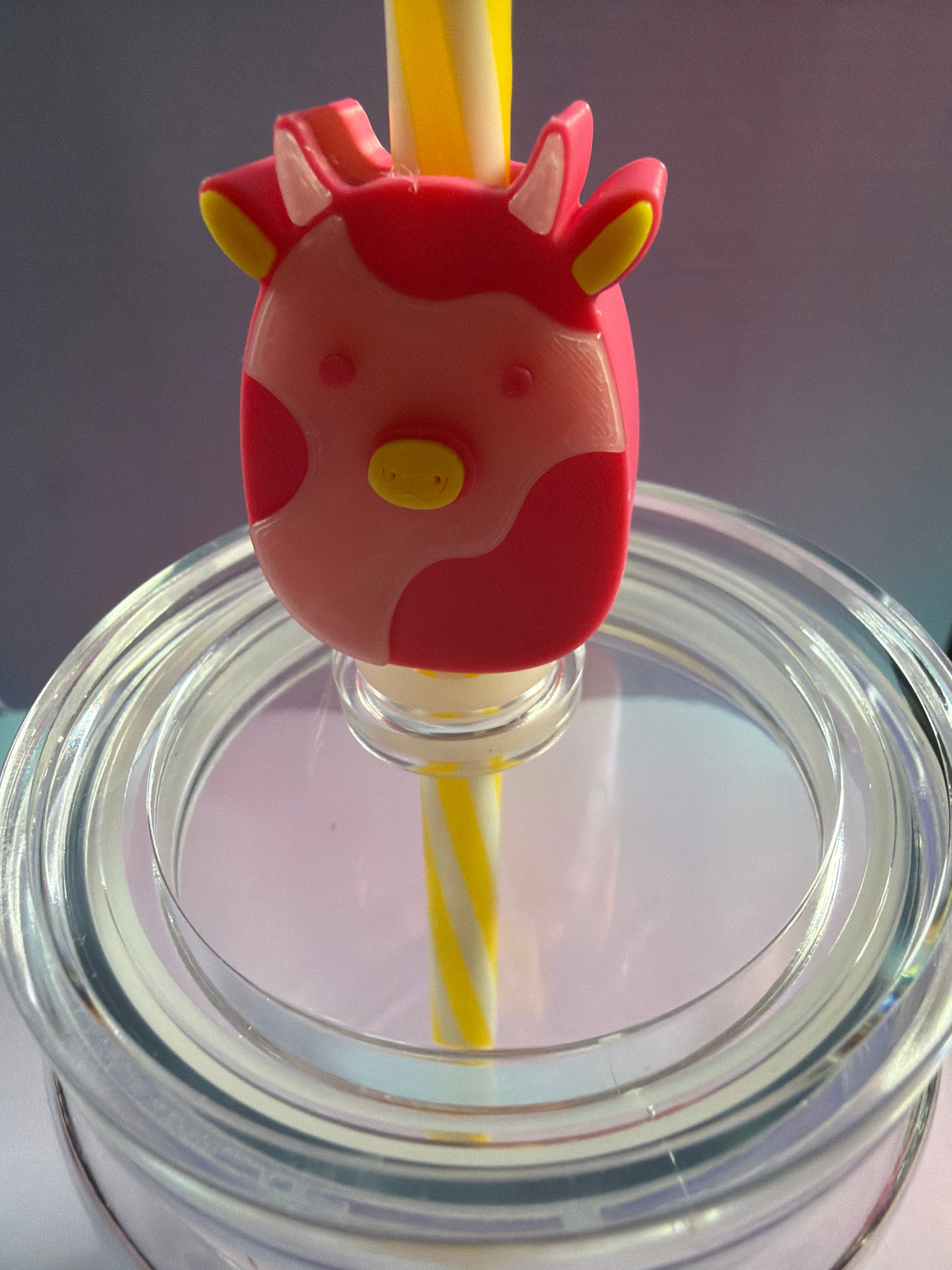 3D Straw Toppers
