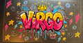 Virgo graffiti brick zodiac UVDTF