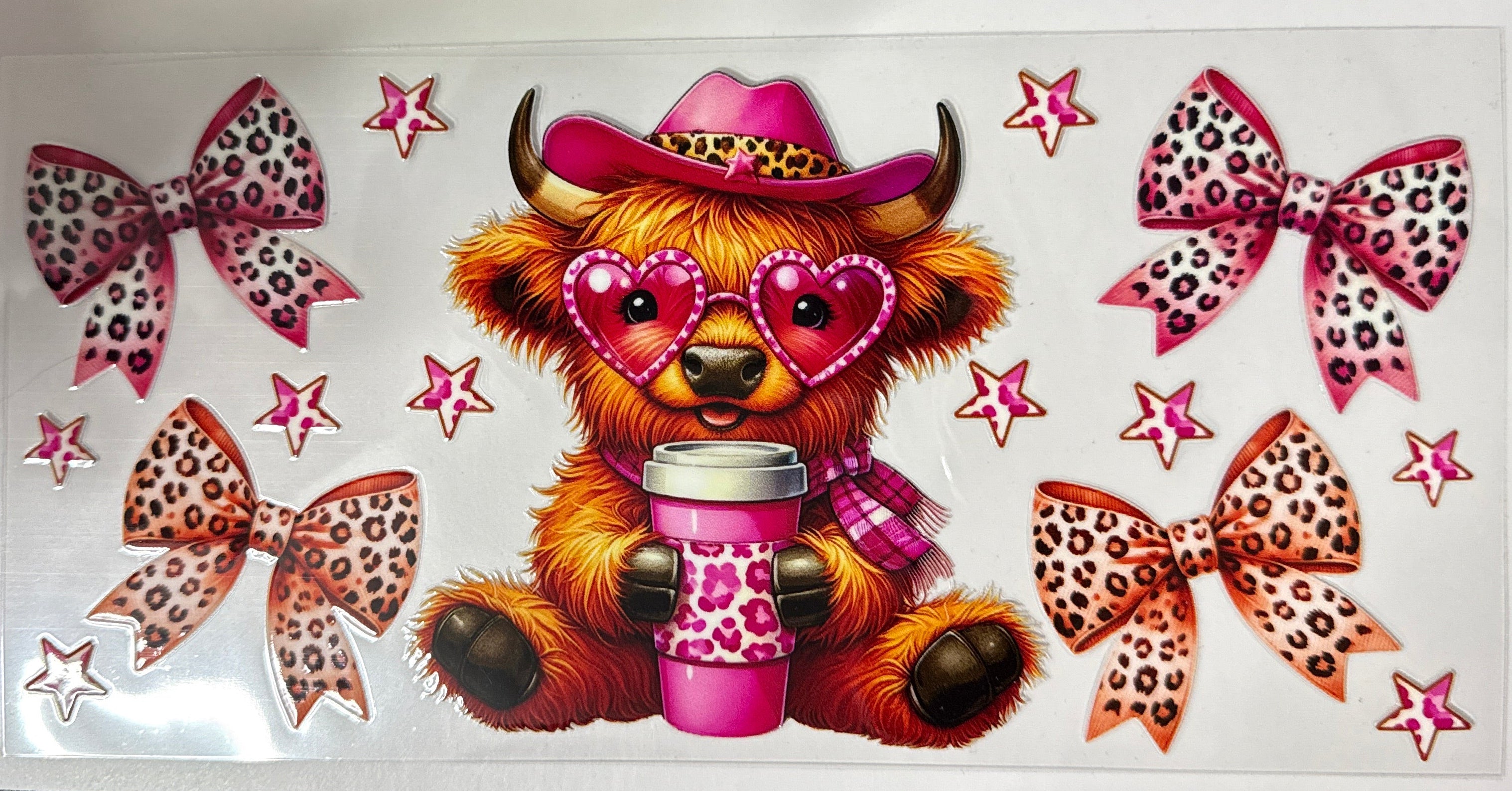 Highland Cow with Bows