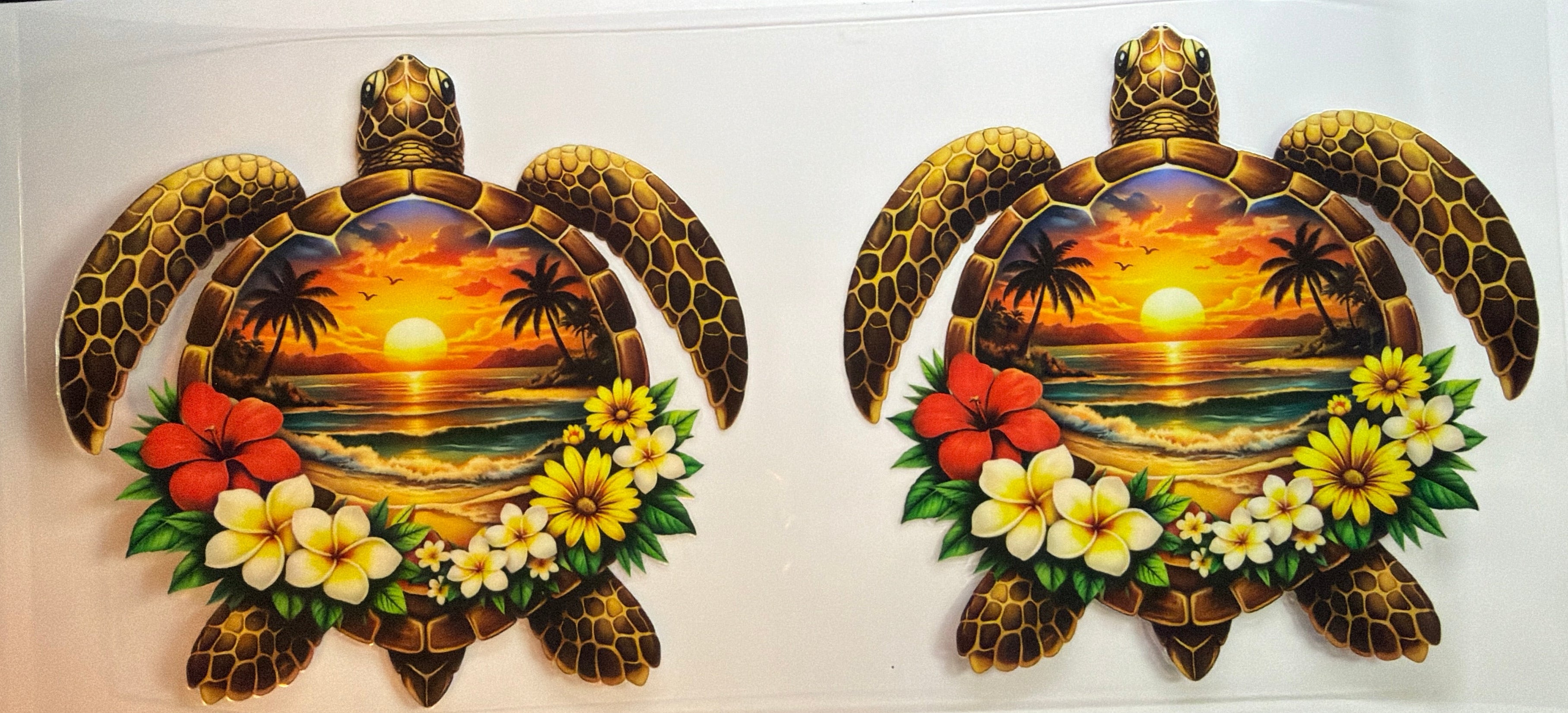 Turtle with Ocean UVDTF