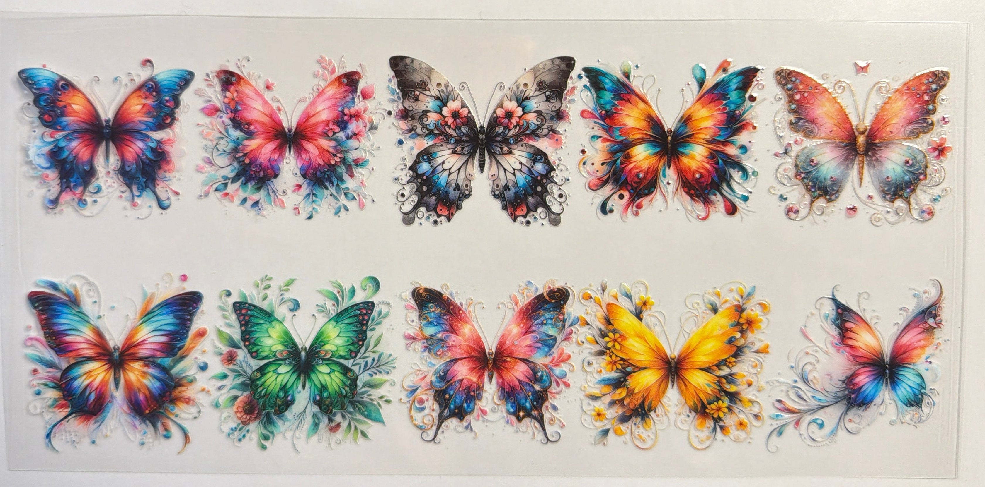 Butterflies 3D UVDTF