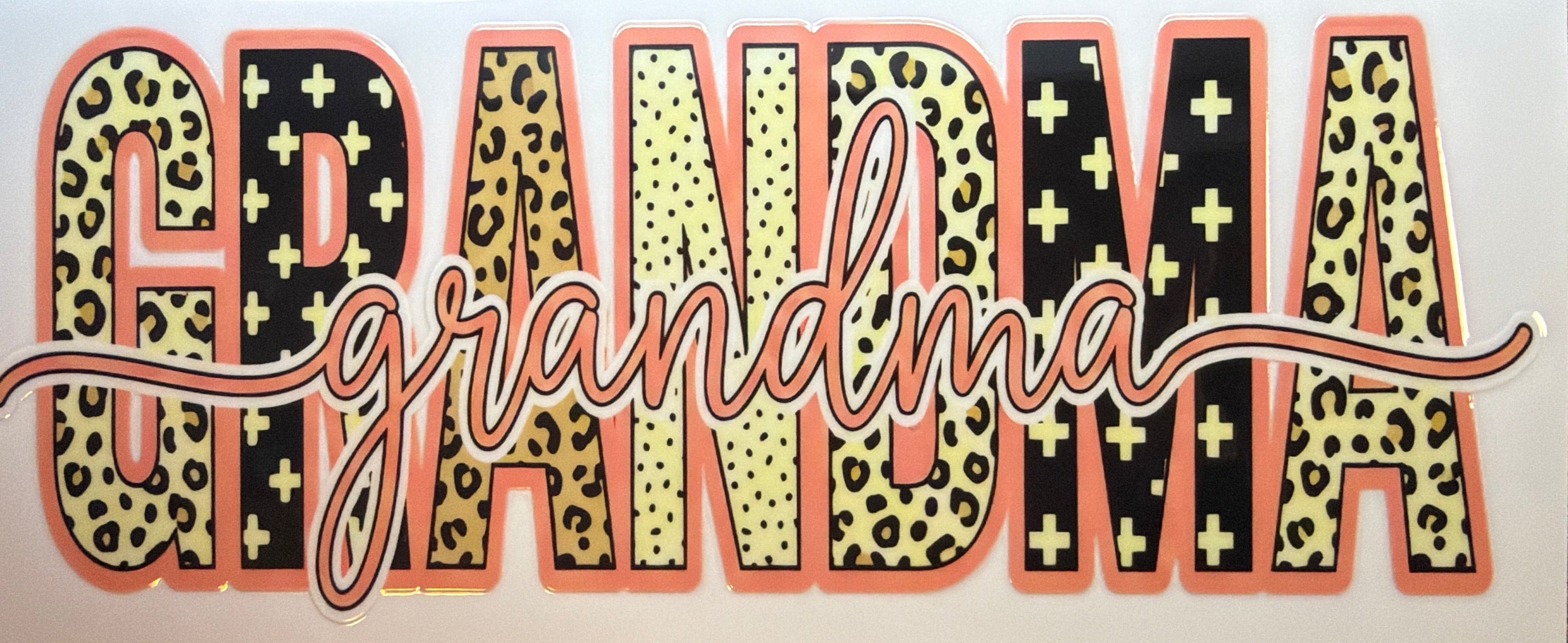 Cheetah Grandma UVDTF