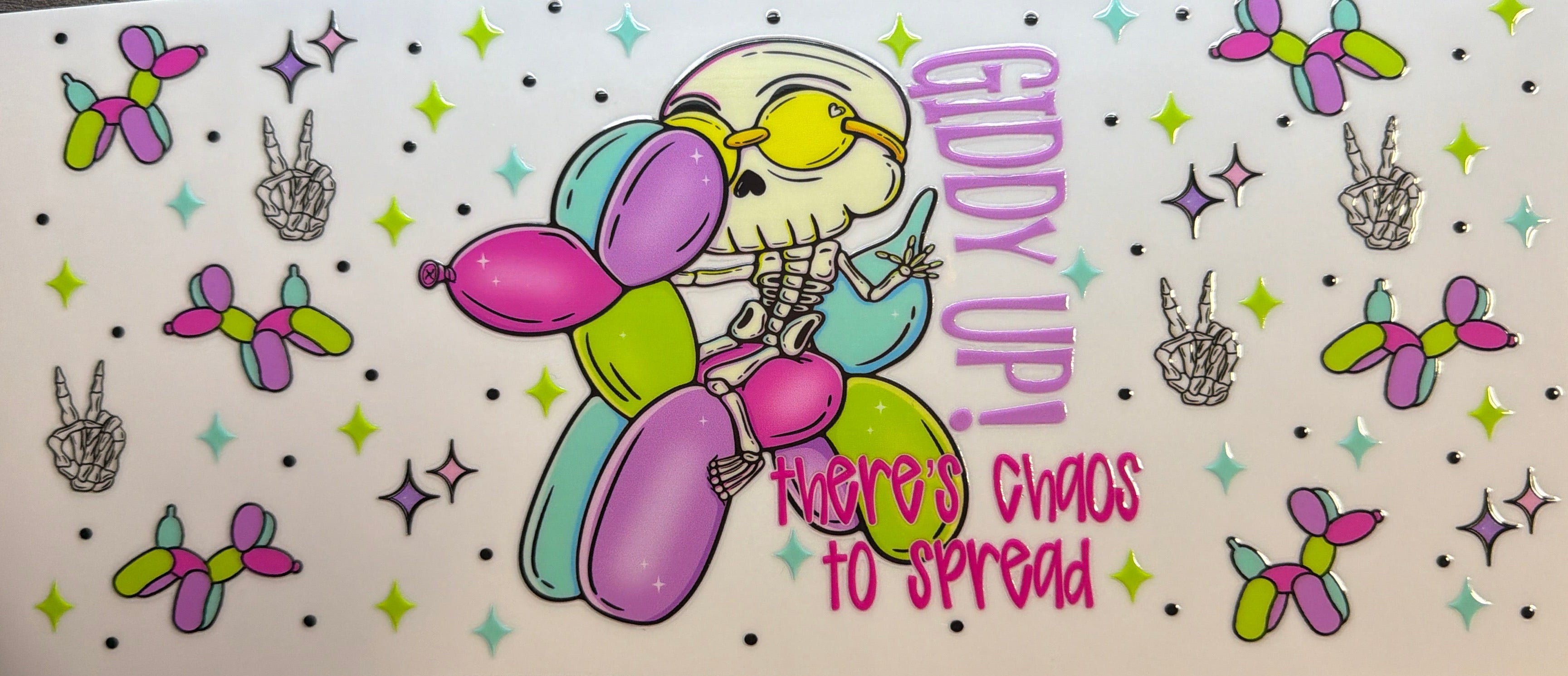 Giddy Up Balloon Dog UVDTF