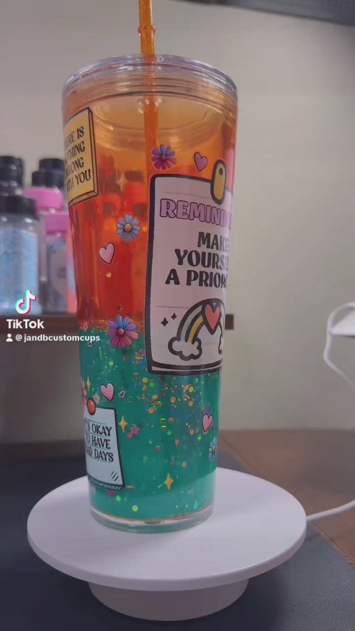 24oz Dual Lava Custom Tumbler