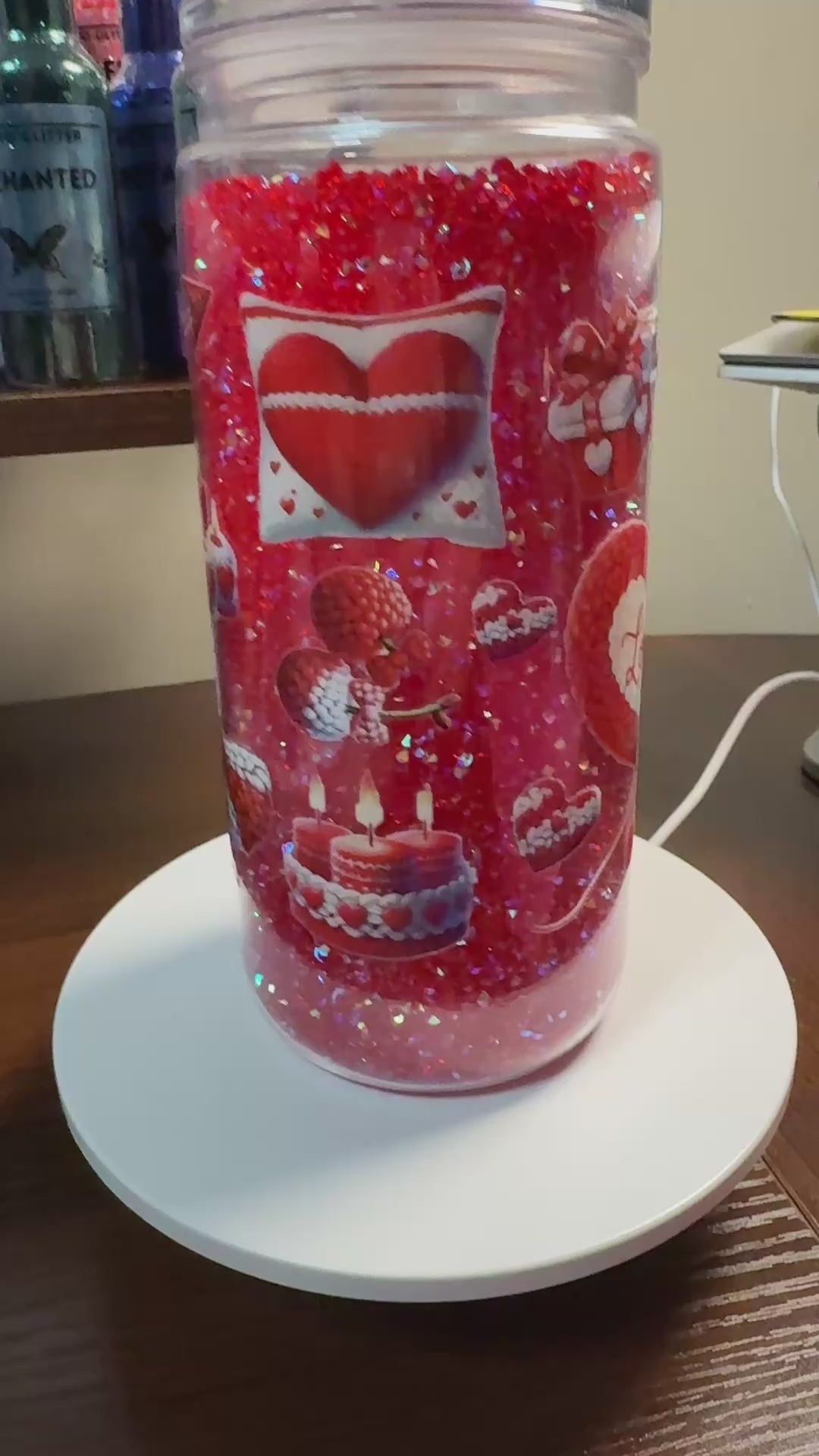 20oz Custom Snowglobe Tumbler