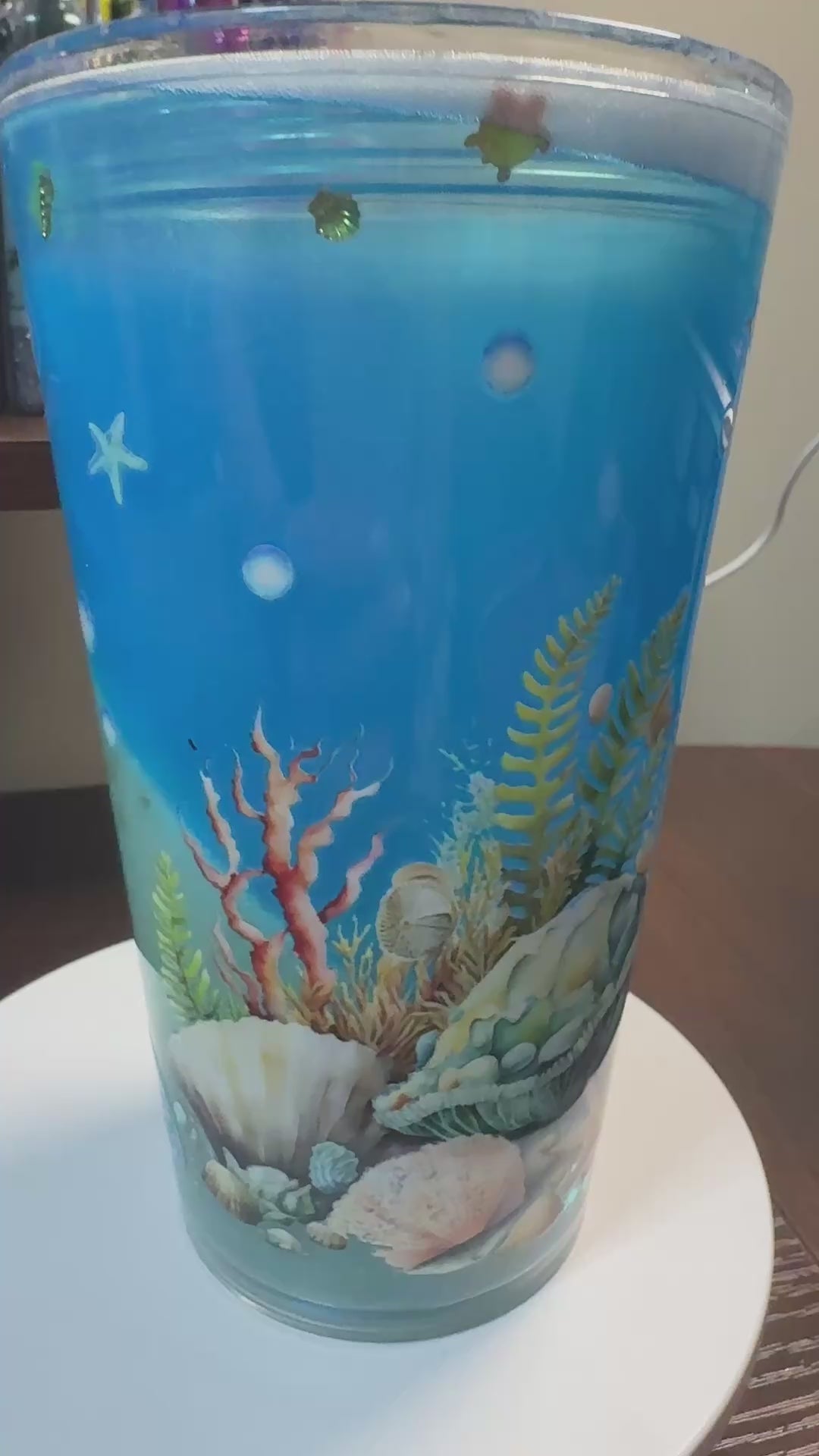 16oz Tapered Snowglobe Timbler